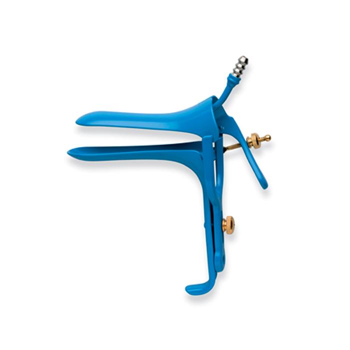Sims Ebonized Vaginal Retractor, Double-Ended, Flat Handle, Size 1, Blades 1" X 2 1/2" Deep (2.5 Cm X 6.4 Cm) & 1 1/4" X 3" Deep (3.2 Cm X 7.6 Cm)